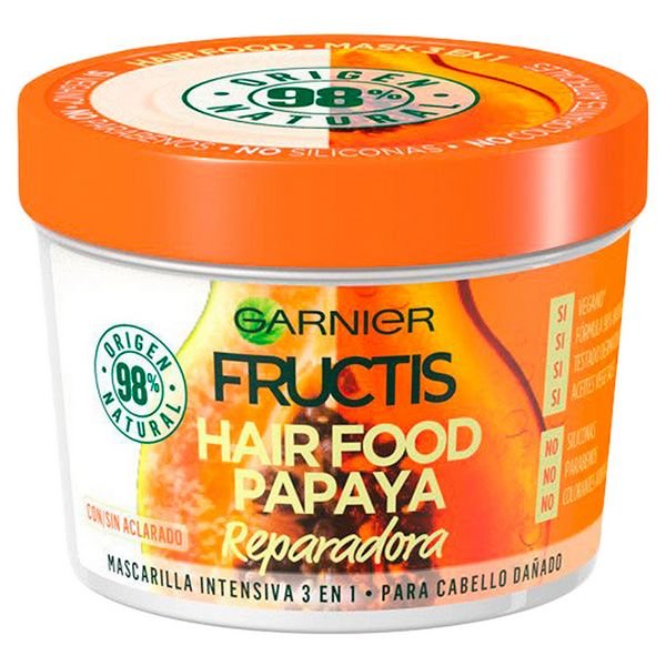 Garnier Hårmaske - Fructis Hair Food Papaya 390 Ml