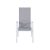 VENTURE DESIGN Copacabana recliner havestol, m. armlæn – grå textilene og hvid aluminium